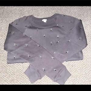 J Crew Jeweled Sweater